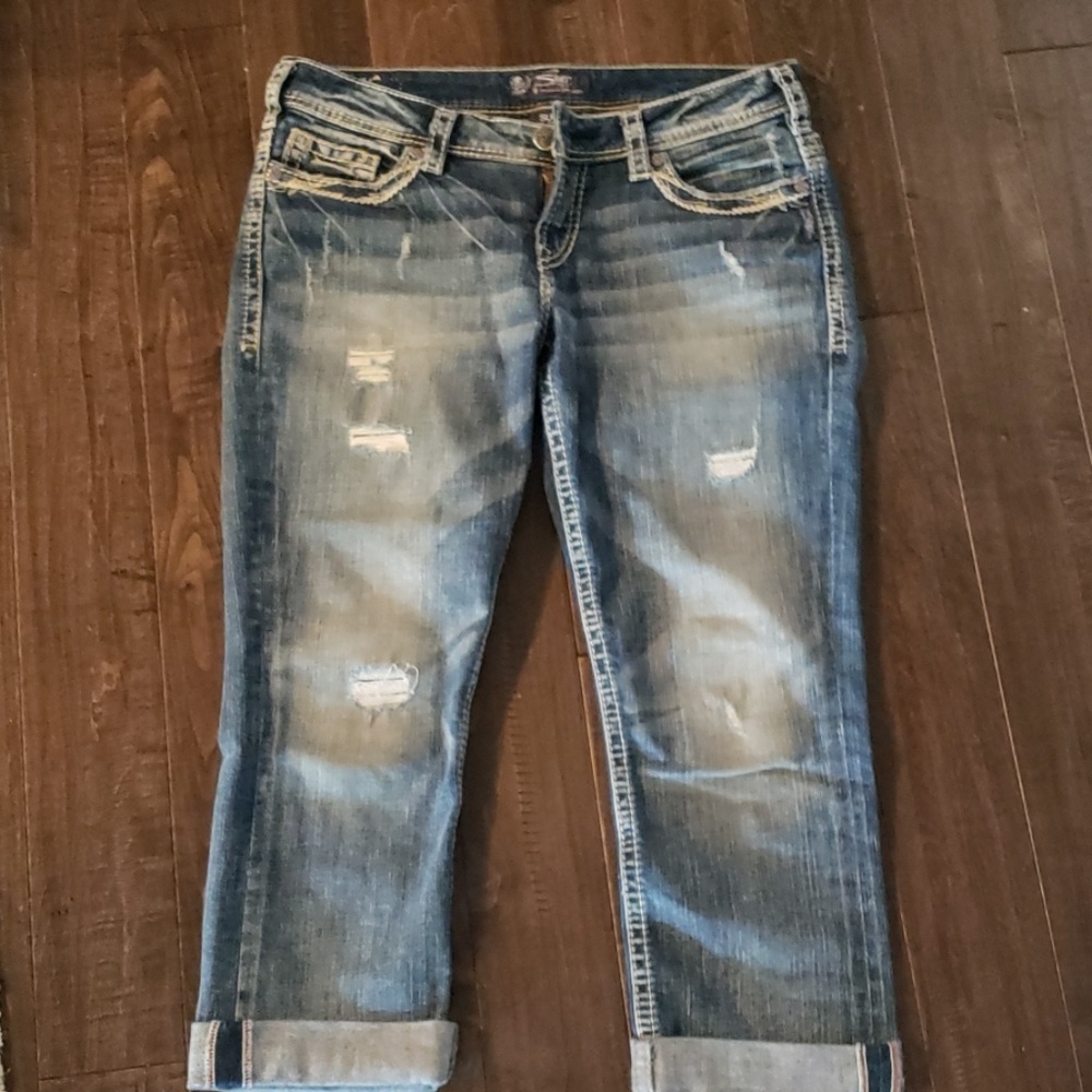 Silver Suki cropped jeans